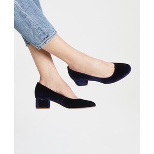 Madewell Ella Pump in Velvet